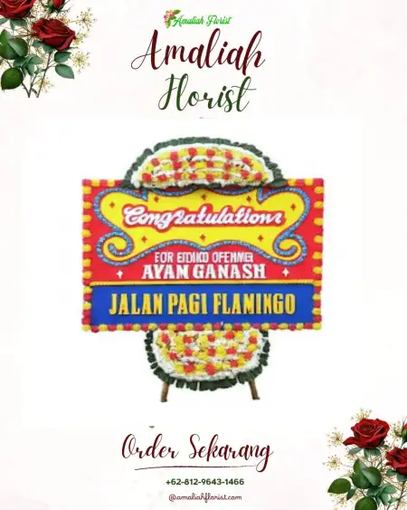 Sewa Papan Bunga Ngebrak